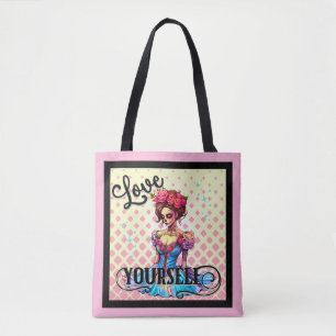 Love Yourself Sugar Skull Tote Bag