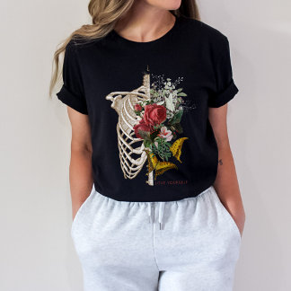 Love Yourself t-shirt | Skeleton Flower 