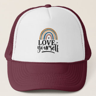 Love yourself trucker hat