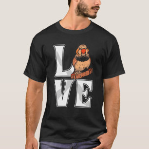 Love Zebra Finch Bird Finch Birds Bird Pet T-Shirt
