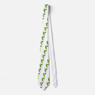 Love Zesty Lime Green Stiletto Shoe and Heart Tie