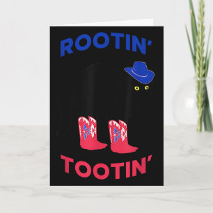 Loveable Cowboy Cat, Rootin Tootin Cat Card