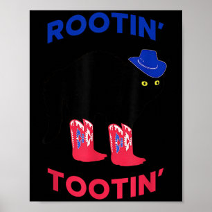 Loveable Cowboy Cat, Rootin Tootin Cat  Poster