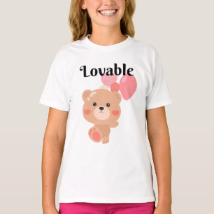 Loveable Girls' Basic T-Shirt
