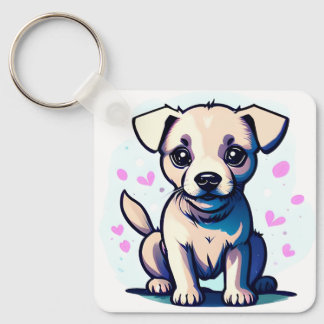 Loveable Lab  Key Ring