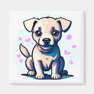 Loveable Lab Magnet