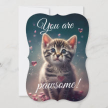 Loveable Little Kitten - You are pawsome!