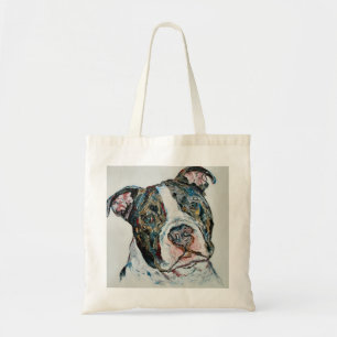 LOVEABLE PITBULL TOTE BAG