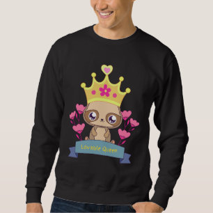 Loveable Queen Sloth Sweatshirt