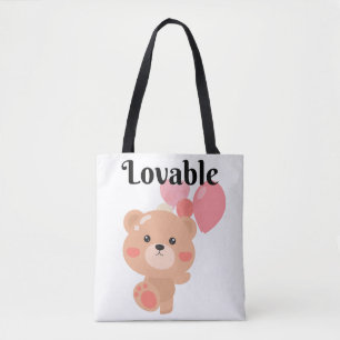 Loveable Shoulder Tote Bag