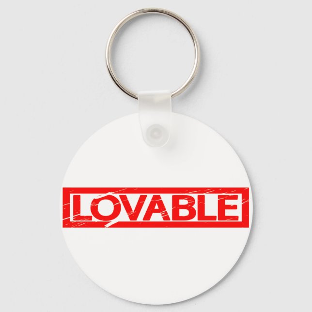 Loveable Stamp Key Ring (Front)