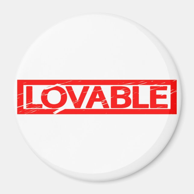 Loveable Stamp Magnet (Front)