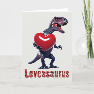 Loveasaurus Valentine's Day Card