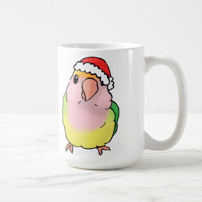 lovebird in a hat coffee mug (Right)