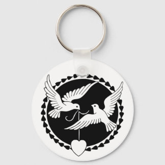 Lovebird Keychain