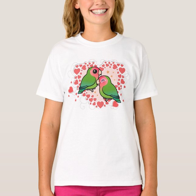 Lovebird Love Heart T-Shirt (Front)