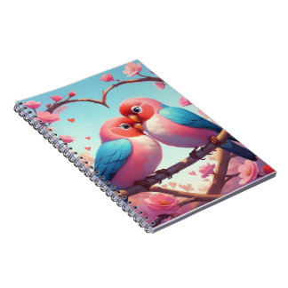 Lovebird Valentine Notebook