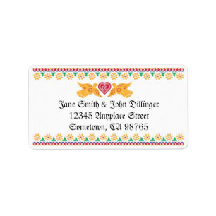 Lovebirds Address Label