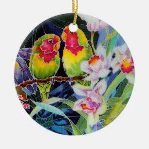 Lovebirds Christmas Tree Ornament Gift
