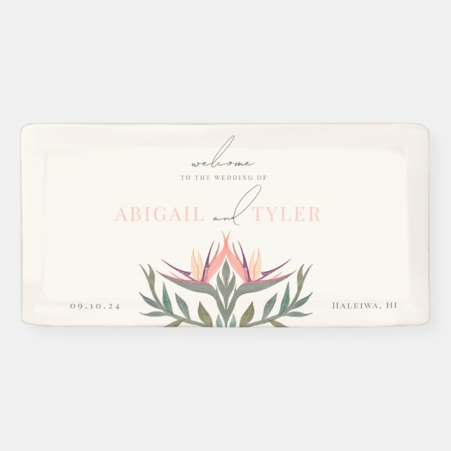 Lovebirds in Paradise Banner (Horizontal)