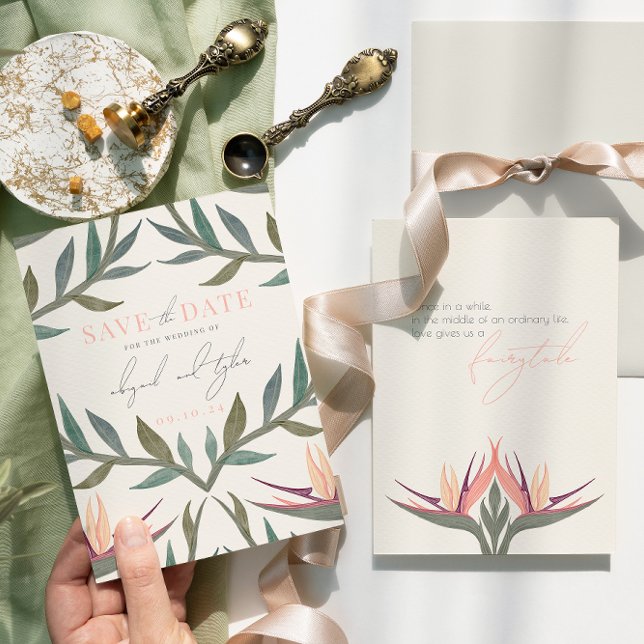 Lovebirds in Paradise Save The Date (Creator Uploaded)