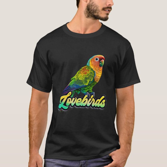 Lovebirds LOVE Bird Love Birds Lovebird Bird T-Shirt (Front)