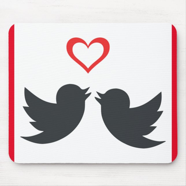 LOVEBIRDS MOUSE PAD (Front)