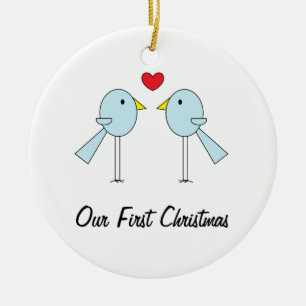 "Lovebirds" Ornament