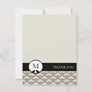 Lovebirds Personalised Thank You Cards (Two-Sided)