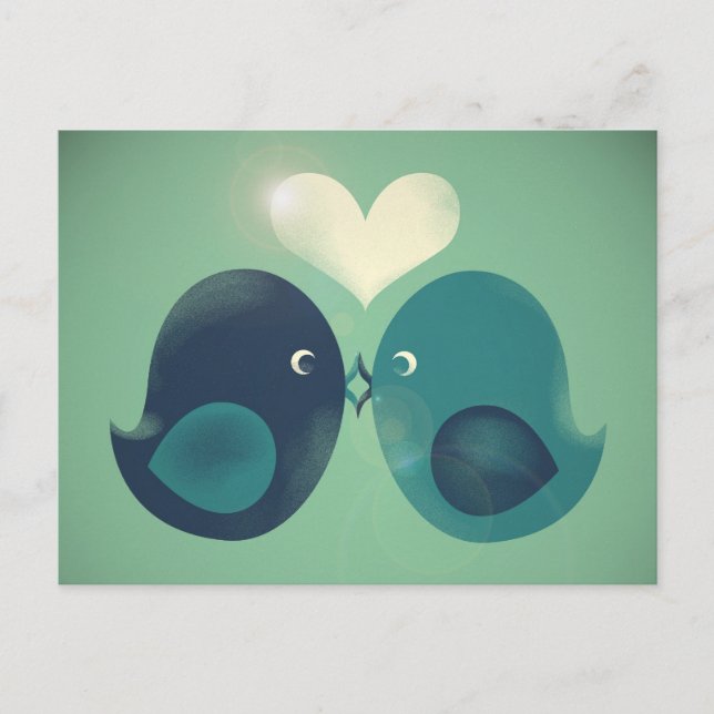 Lovebirds Postcard (Front)