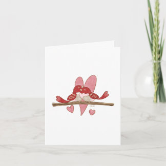 Lovebirds Valentine Greeting Card