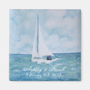 Loveboat Save-the-Date magnet