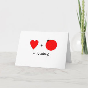 lovebug card for Valentine's Day