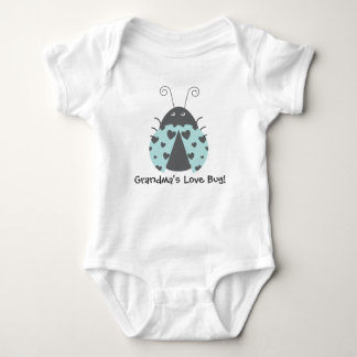 Lovebug Teal Baby Bodysuit