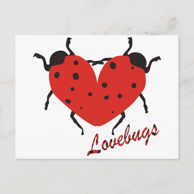 Lovebugs Postcard (Front)