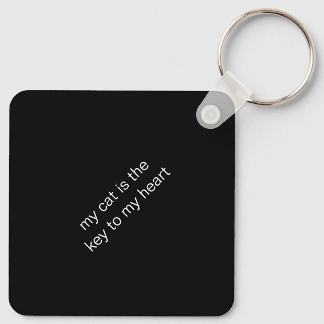 lovecats symbol key holder key ring (Back)