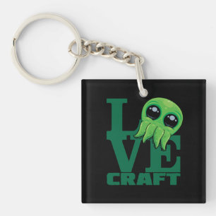 Lovecraft Baby Cthulhu Design – Spooky Cute Love Key Ring