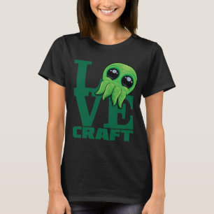 Lovecraft Baby Cthulhu Design – Spooky Cute Love T-Shirt