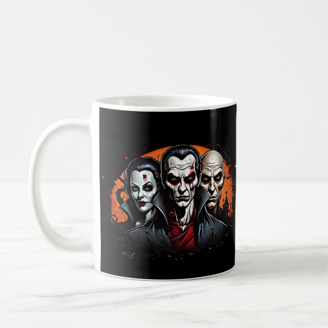 Lovecraft & Vampires Coffee Mug (Left)