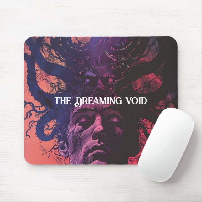 Lovecraftian Dark Fantasy Mouse Pad (With Mouse)