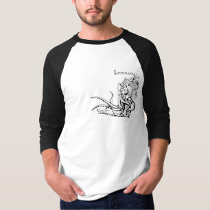 Lovecraftian Flair Shirt: Cthulhu 2 Black Ink T-Shirt