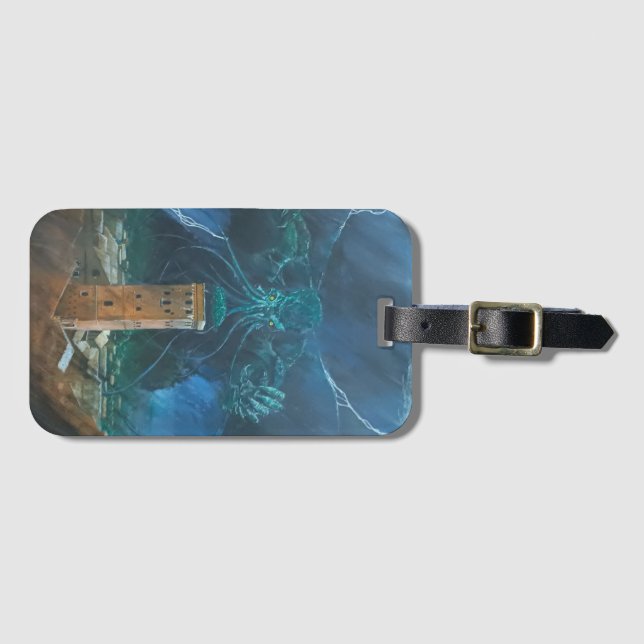 Lovecraftian luggage tag (Front Horizontal)
