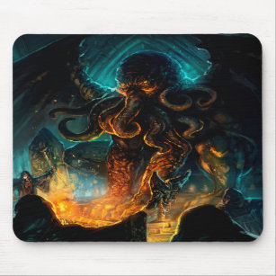 Lovecraft's Cthulhu mouse pad