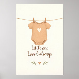 Loved alawys -Boho Baby Nursery Poster