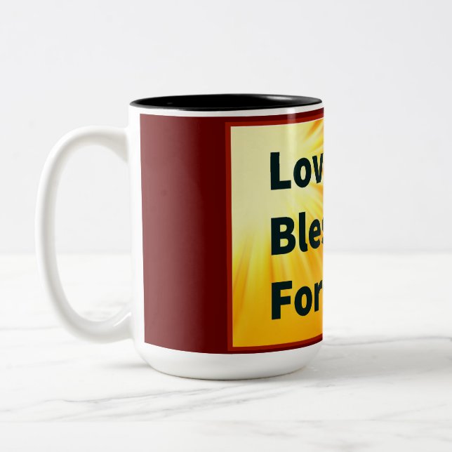 Loved.Blessed.Forgiven. Custom mug (Left)