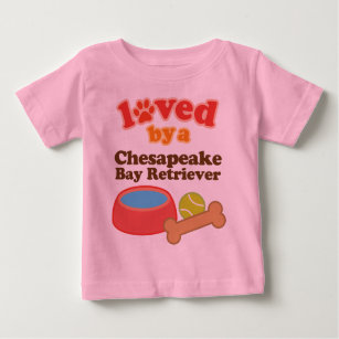 Loved By A Chesapeake Bay Retriever (Dog Breed) Baby T-Shirt