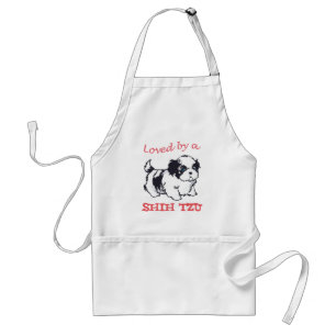 Loved by a Shih Tzu Standard Apron