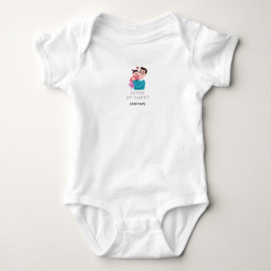 Loved by Daddy - Cute Father and Daughter Baby Bodysuit