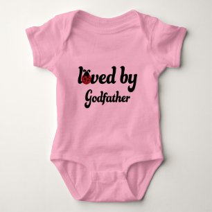 Loved By Godfather Gift Baby Bodysuit