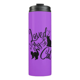 Loved By My Cat Thermal Tumbler